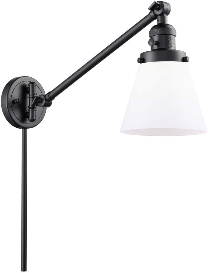 Innovations 237-PN-G64 1 Light Swing Arm, Polished Nickel