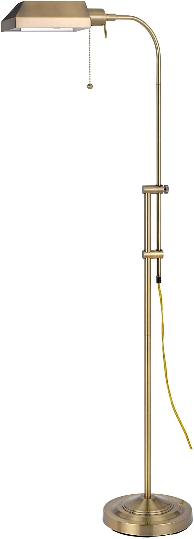 Casafoyer, 100W Pharmacy Floor Lamp W/Adjust Pole