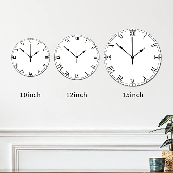 ArogGeld Atomic Age Starburst Wall Clock Mid Century Modern Clocks Silent One Size