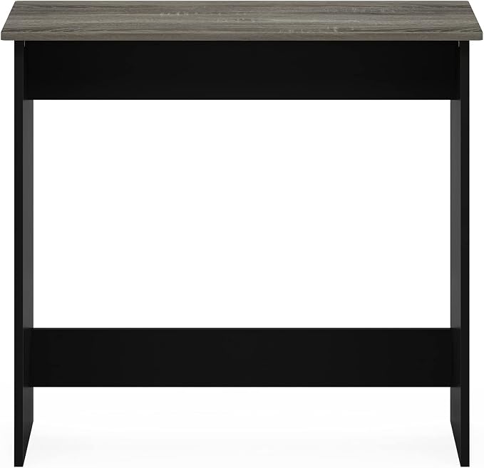 Furinno Simplistic Small Desk, 31.3" Wide Gaming Desk, Rectangular Computer Desk with Rounded Edges, Office Desk for Home Office, Bedroom, Study Room, Dorm, French Oak