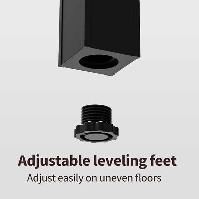 Tall Plant Stand Indoor, Modern Black Aluminum Alloy Plant Shelf, Corner Flower Pot Holder Organizer for Living Room, Balcony, Patio, Garden (L11.8 x W11.8 x H31.5 inch)