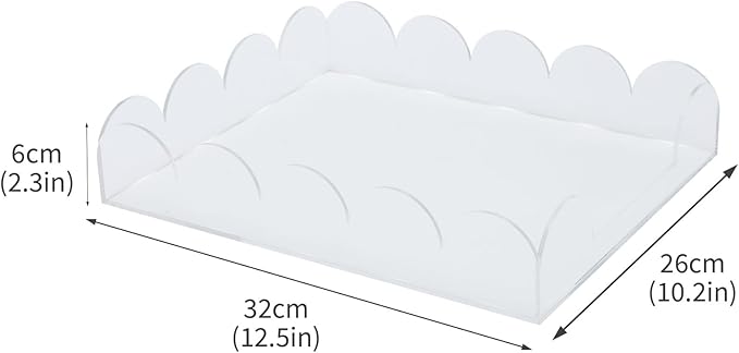 Acrylic Letter Tray,Desk Organizers and Accessories for Papers,Documents,Folders,Notebooks and Stationery,Magazine File Holder for Office,Home and Classroom