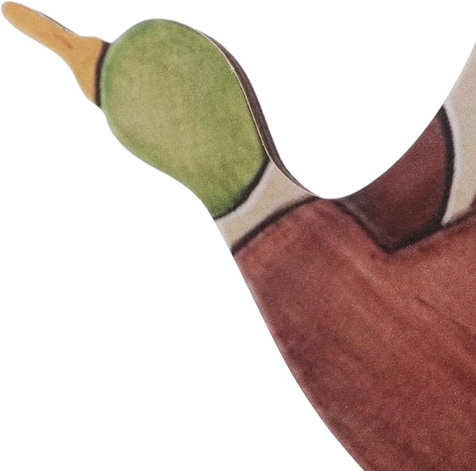 JEWEDECO 3pcs Wooden Flying Bird Wall Art Sculpture Rustic Wood Wall Decor Hanging Ornament for Living Room Home Decoration Nature-inspired Bird