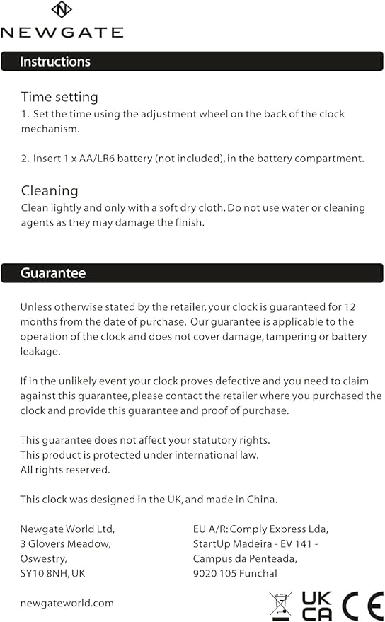 NEWGATE® Charlie Bell Echo Alarm Clock | Modern take on Classic Twin Bell Clock | Eden Green | Easy to Read Numbers | Ideal for Bedside, Desk or Shelf | Modern Retro Bedroom & Office Accessory