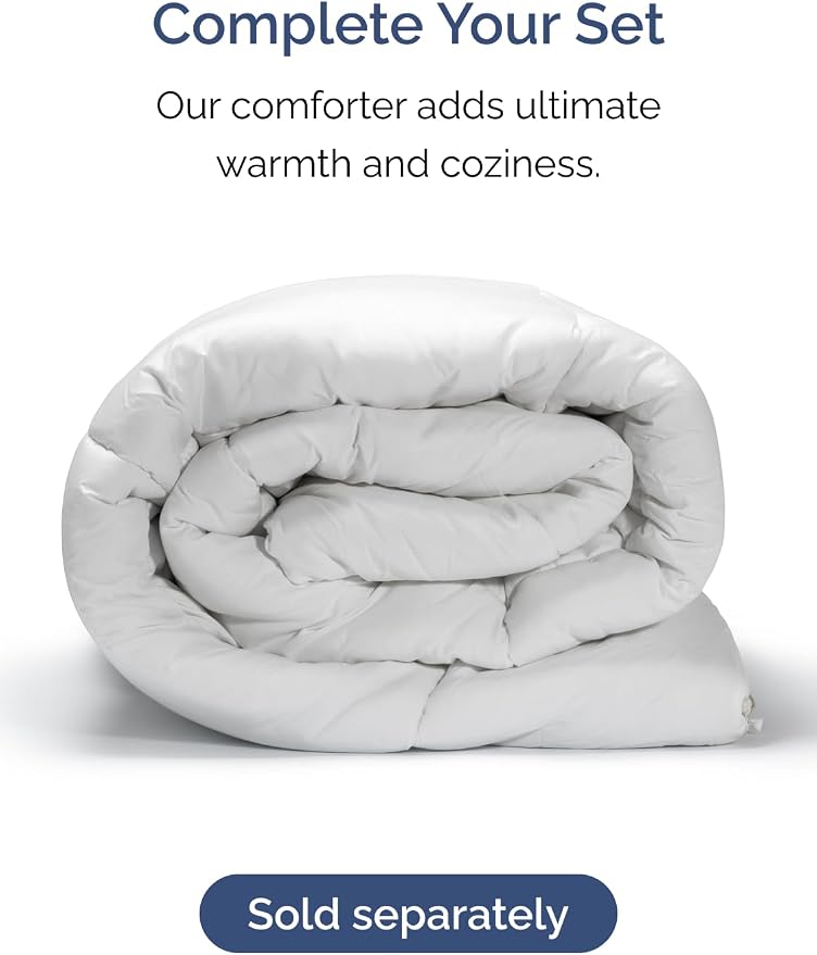 Extra Deep Queen Sheet Set - 6 Piece Breathable and Cooling Sheets - Hotel Luxury Bedding for Women, Men, Kids & Teens - Easy Secure Fit - Soft, Wrinkle Free and Comfy - Extra Deep Pockets - Ice Blue