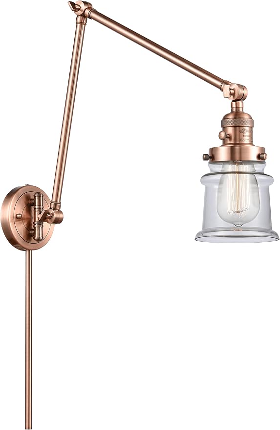 Innovations 238-AC-G182S-LED LED Swing Arm Lamp from Franklin Restoration Collection