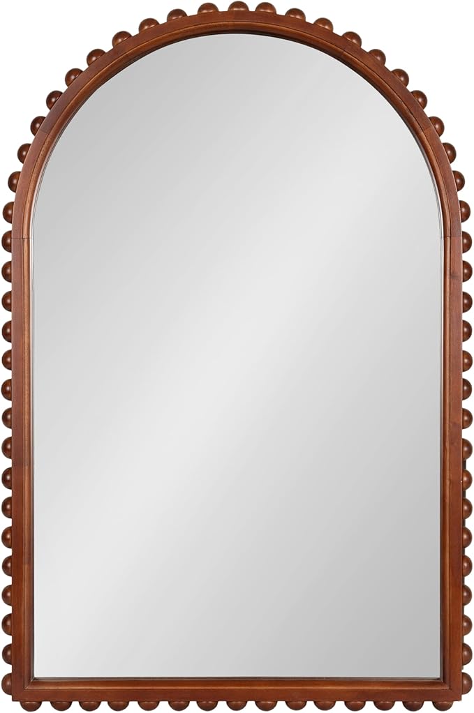Kate and Laurel Beadbrook Modern Beaded Arched Mirror