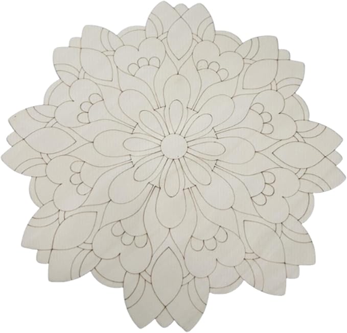 Geometric Wood Wall Art Decoration Traditional Artwork Wall Sculpture Abstract Ornament for Hallway Kitchen Bedroom Bathroom, Style H