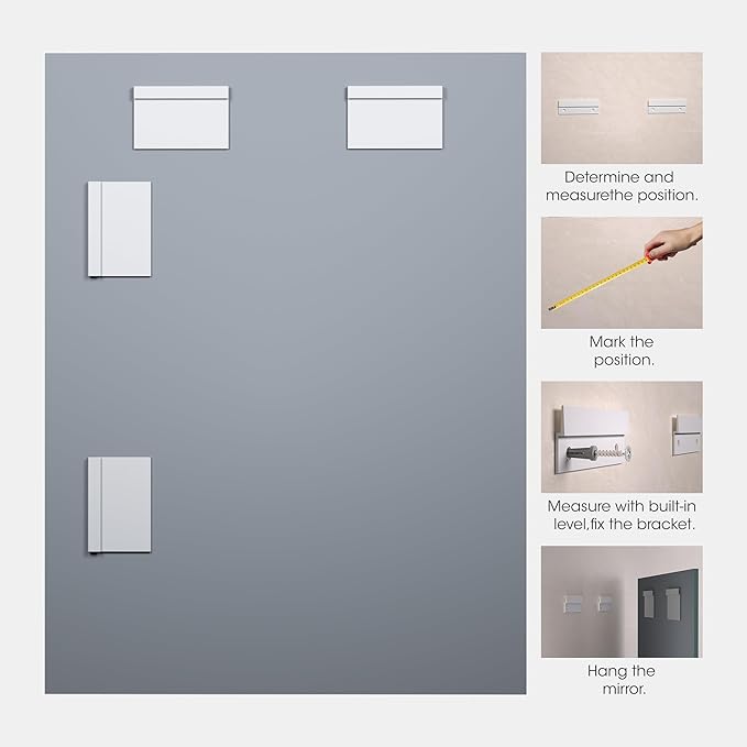 Hasipu Home Gym Workout Mirror 72" L x 36" W-1pc Large Full Length Mounted Full Body Frameless Mirror for Workout, Yoga, Garage, Bedroom, Dance