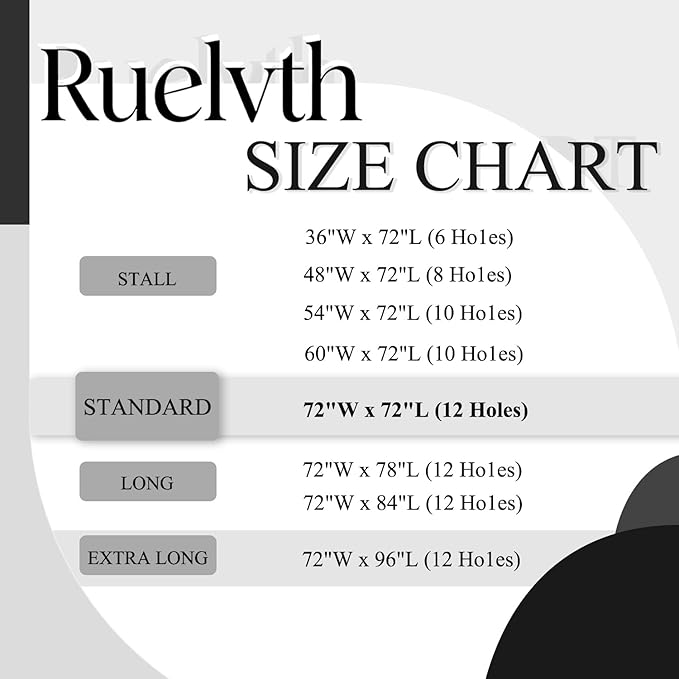 Black and White Shower Curtain, Modern Abstract Black Marble Shower Curtain for Bathroom Aesthetic Ink Texture Waterproof Shower Curtain Set with Hooks, 72x84 Inch