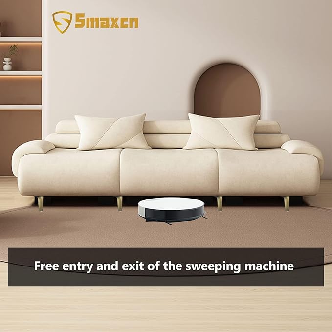 6 inch/15cm Brushed Gold Metal Furniture Legs Set of 8, Modern Style Furniture Legs, DIY Replacement for TV Stand, Sofa, Chair, Cabinet Cupboard