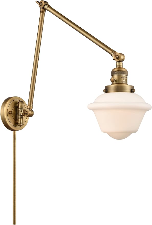 Innovations 238-BB-G531-LED LED Swing Arm Lamp from Franklin Restoration Collection