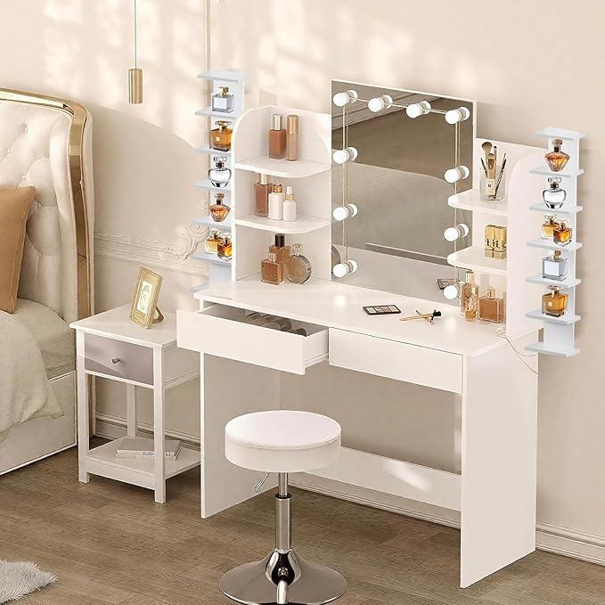 2 Pack 7 Tier Wall Shelf Unit - Lack Floating Shelf, Compact Display Floating Shelf, Vertical Column Wall Decor Mount Floating Storage Organizer Tall Tower Shelf for Bedrooms, Living Rooms
