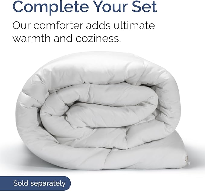 Twin Size 3 Piece Sheet Set - Extra Soft, Breathable & Cooling - Hotel Luxury Durable Bed Sheets for Women & Men - Deep Pockets, Easy-Fit & Wrinkle-Free - Antique White Oeko-Tex