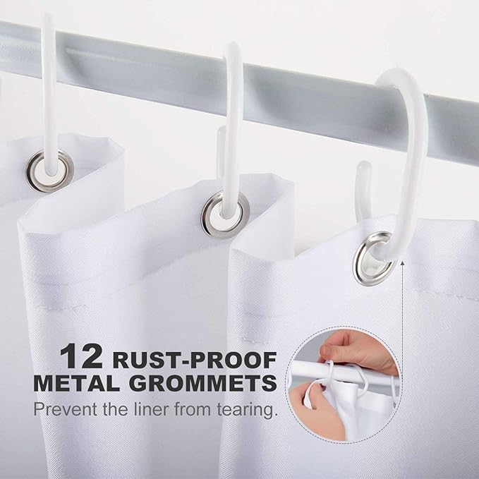 Nautical Coastal Shower Curtains,Ocean Summer Beach Seahorse Starfish Undersea Animals Theme Bathroom Curtain Waterproof Fabric Machine Washable with Hook,72x84Inch