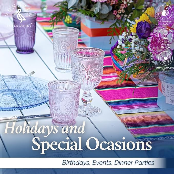 Multi-colored Small Drinking Glasses