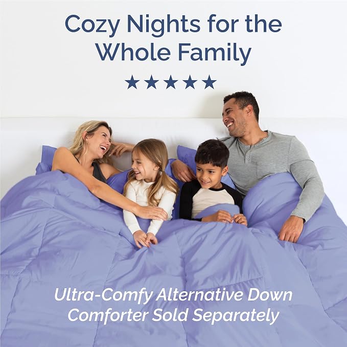 Full Size 4 Piece Sheet Set - Comfy Breathable & Cooling Sheets - Hotel Luxury Bed Sheets for Women & Men - Deep Pockets, Easy-Fit, Extra Soft & Wrinkle Free Sheets - Lavender Oeko-Tex Bed Sheet Set
