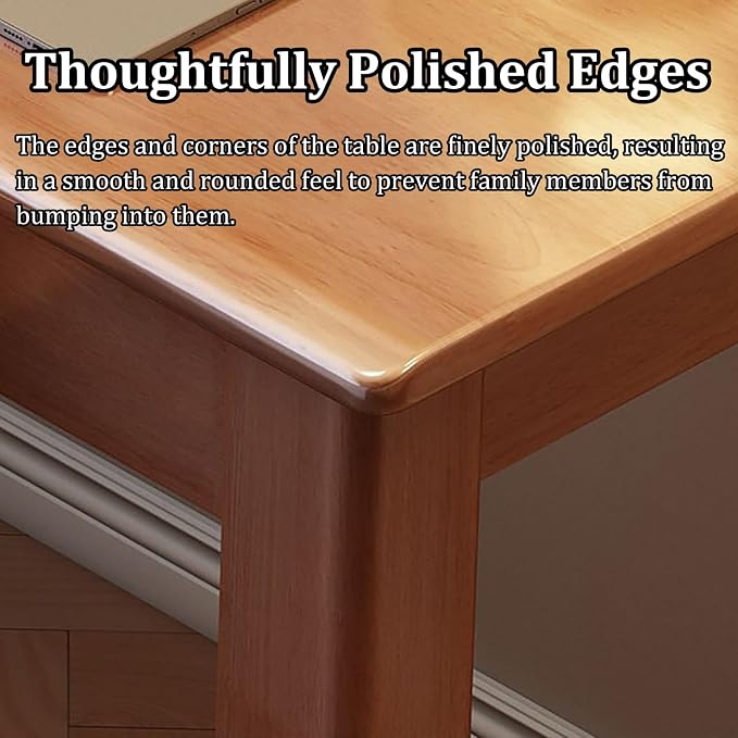 Vintage Solid Wood Desk, Home Office Desk with Drawers, Computer Desk Study Desk for Bedroom Living Room Dormitory Balcony(31.50" Wx23.62 D, Walnut)