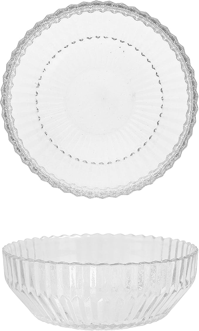 Fortessa Archie Glass 12 Piece Dinnerware Set, Service for 4, Clear