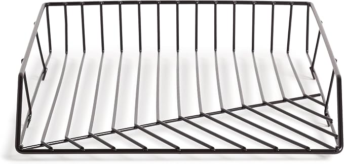 U Brands Vena Paper Tray, Black