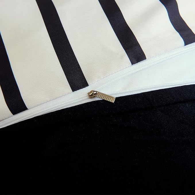 Hilioens Boho Duvet Cover Queen Black Abstract Arch Sun Modern Mid Century Boho Bedding Sets for All Seasons, 3 Pieces Home Bedroom Decorations Soft Microfiber