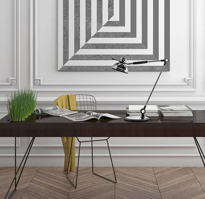 OTUS Desk Lamp Bundle for Home Office, Gesture On Off Architect Swing Arm Plus LED Desk Lamp with Wireless Charger, Touch Dimmable, 3 Color Temps, Eye Care Lighting for Study, Reading, Video Calls