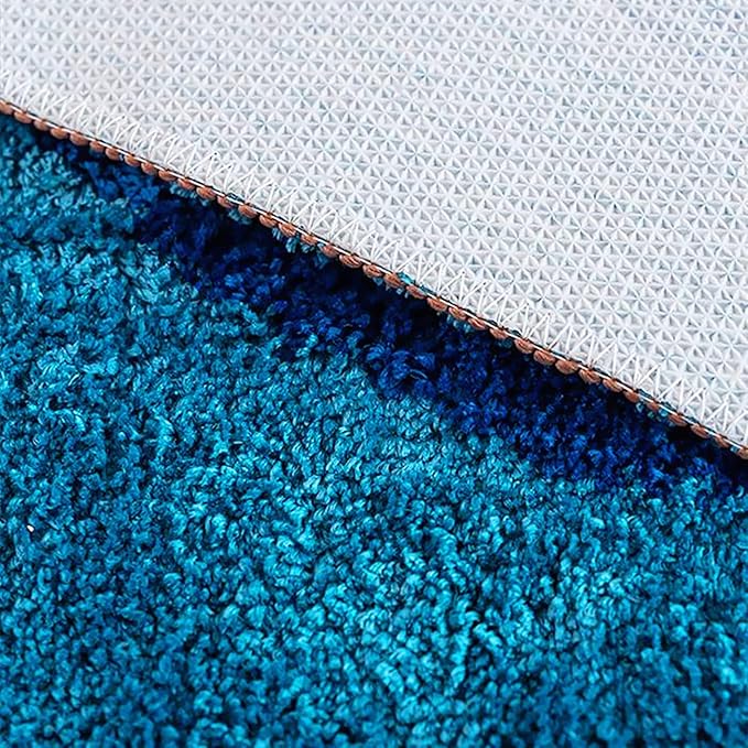 UKELER Colorful Moss Rug for Living Room 3D Shag Moss Area Rugs for Home Decor Non Slip Washable Kids Play Rug Laundry Room Decor 70.8''x37.4''