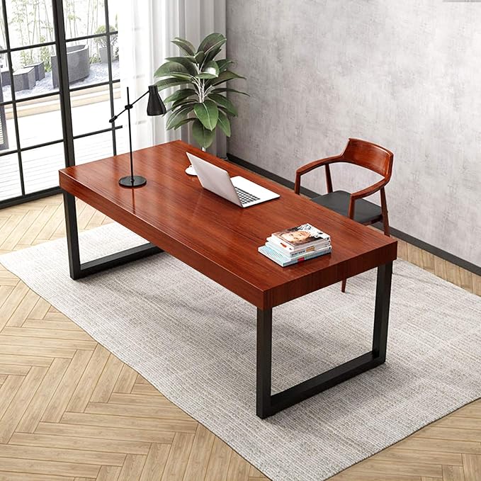 VEVOR Set of 2 Steel Table Legs, 28''Height 35''Wide Width Metal Legs for Dining