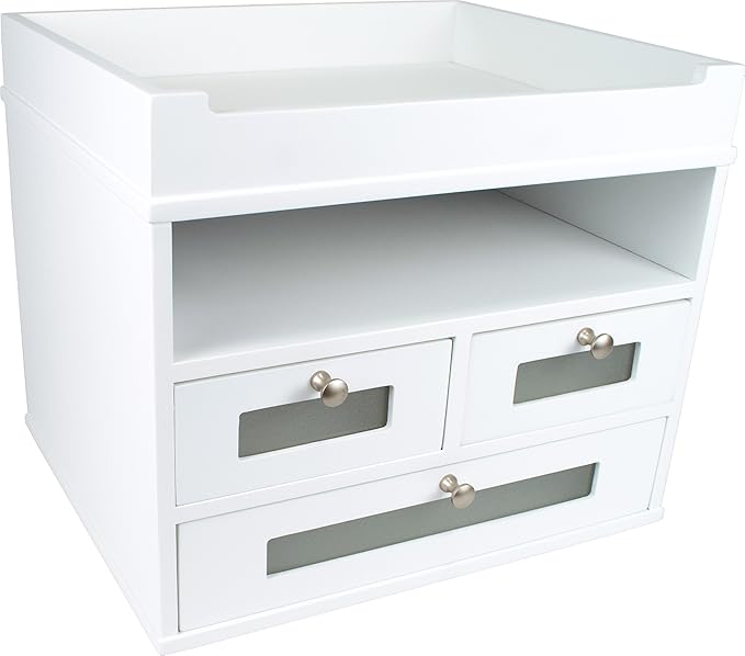 Victor W5500 Pure White Tidy Tower