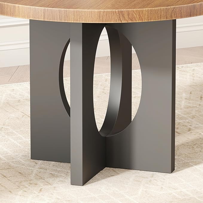 FUSHIAIPTC Heavy Duty Dining Table Base, 30 Inch Metal Leg, Modern Reinforced Steel Office Base, Glass, Wood and Marble Table Tops are All Adaptable
