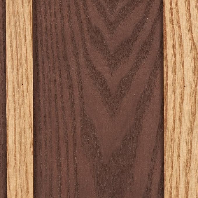 Deco 79 Wooden Geometric Home Wall Decor Carved Two-Toned Striped Wall Sculpture, Set of 2 Wall ArtW, 24" H, Brown