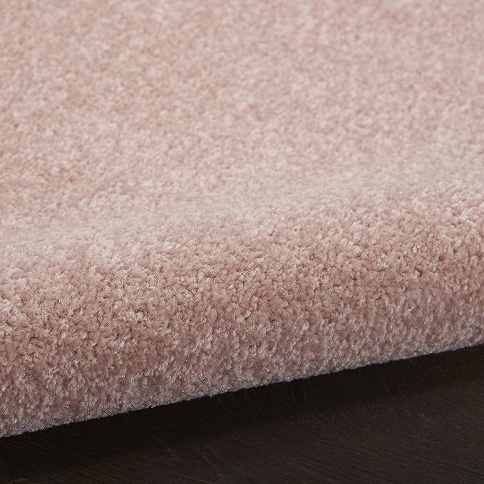 Nourison Home Nourison Essentials Pink 4' x 6' Area Rug - Easy Clean, Non Shedding, Bed Room, Living Room, Dining Room, Kitchen (4' x 6')