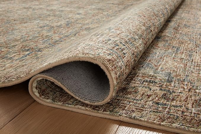 Loloi Amber Lewis Morgan Collection MOG-04 Sea/Sage 2'-0" x 5'-0" 38" Thick Accent Rug feat. CloudPile, Neutral, Room Décor, Vintage Inspired, Livingroom, Bedroom, Dining Area