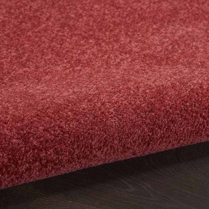 Nourison Home Nourison Essentials Brick Red 4' x 6' Area Rug - Easy Clean, Non Shedding, Bed Room, Living Room, Dining Room, Kitchen (4' x 6')