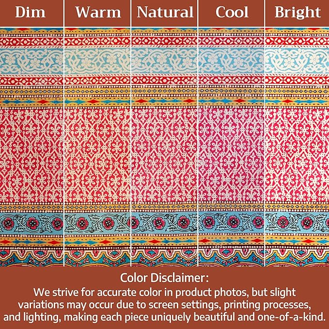 Maison d' Hermine Premium Table Cloth Rectangle Table 100% Combed Cotton 140 x 70 Inches Tablecloth Reusable Decorative for Dining Room, Farmhouse, Home, Party, Festive & Wedding - Lauris