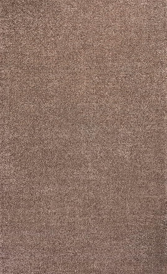 JONATHAN Y Haze Solid Low-Pile Brown Indoor Area Rug 6x9, Coastal,Bohemian,Minimalist,Classic, Easy-Cleaning for Living Room,Bedroom,Kitchen,Pet Friendly,Non-Shedding (SEU100J-6)