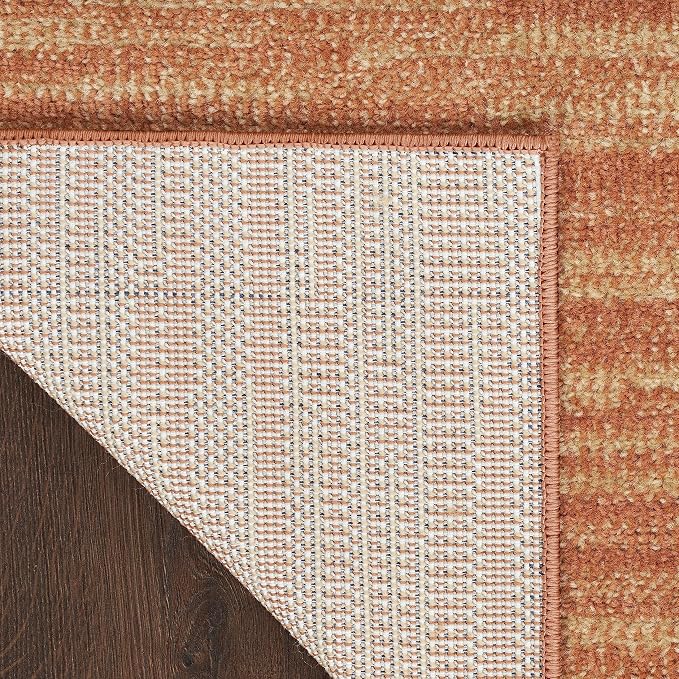 Nourison Home Nourison Essentials Rust 2' x 4' Area Rug - Easy Clean, Non Shedding, Bed Room, Living Room, Dining Room, Kitchen (2' x 4')