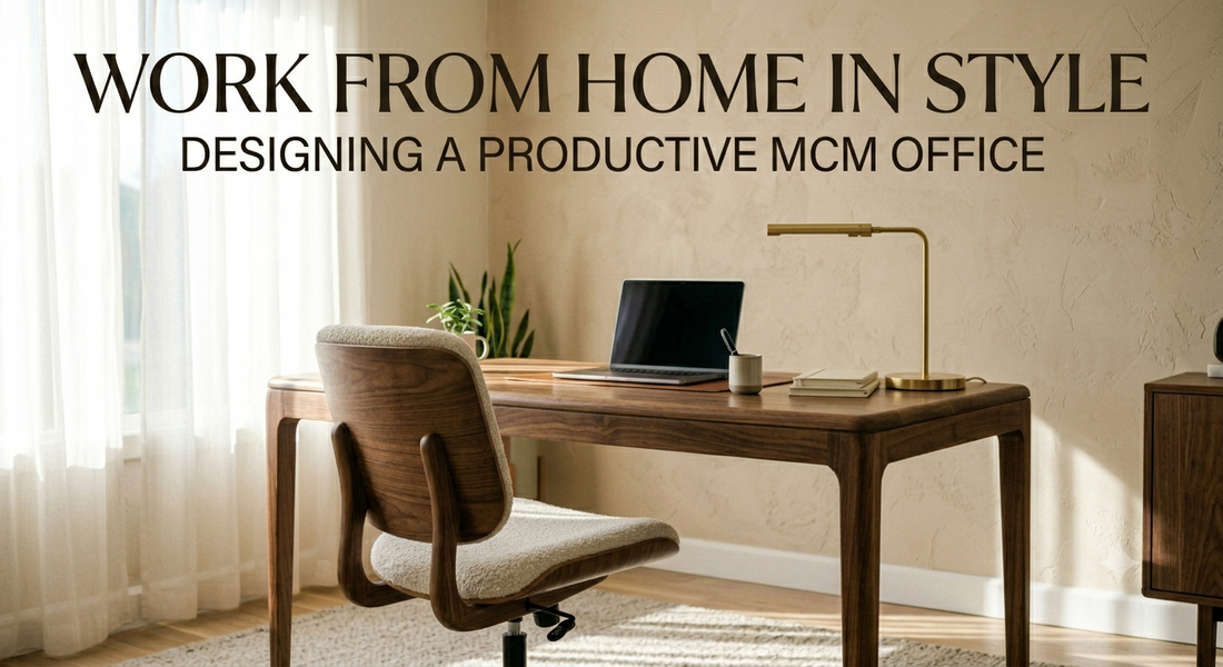 Work from Home in Style: designing a Productive MCM Office