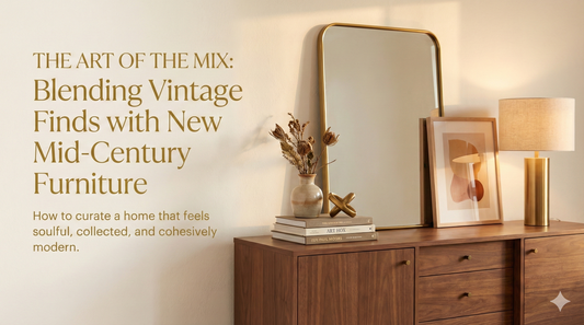 The Art of the Mix: Blending Vintage Finds with New Mid-Century Furniture