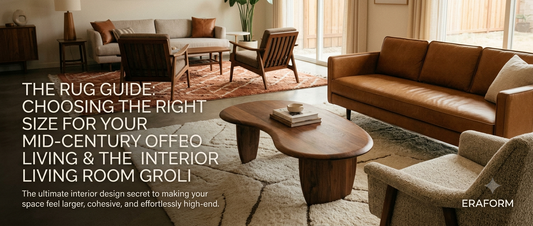Rug Guide: Choosing the Right Size for Your Mid-Century Living Room
