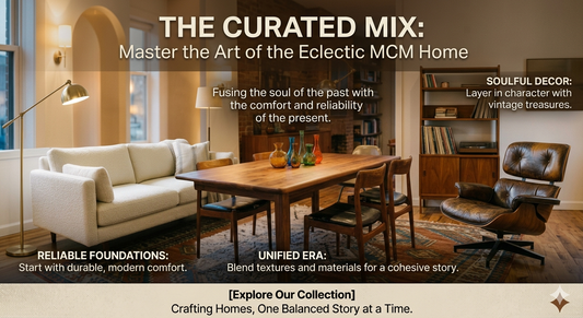 How to Mix Vintage Finds with New Mid-Century Furniture
