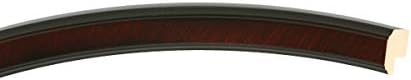 OVALCREST Oval Beveled Wall Mirror for Home Decor - Toronto Style - Vintage Cherry - 26" x 20"