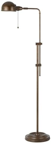 Cal 60W Croby Pharmacy Floor Lamp, Orange (BO-2441FL-RU)