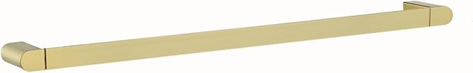 RANDOM Brushed Gold 24 Inch Stainless Steel Towel Holder - Wall Mounted Hand Towel Holder for Bathroom Accessories.96026-2-24BG