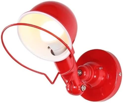 Adjustable Indoor Swing Arm Wall Lamp, Retro Industrial Wall Sconce with E27 Base, Black Metal Shade Light Fixture for Loft, Hallway, Foyer, Vintage Home Decor