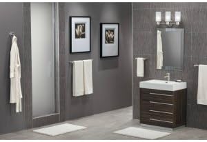 Moen YB0418BN Align 18 in. Modern Single -Towel Bar, Brushed Nickel