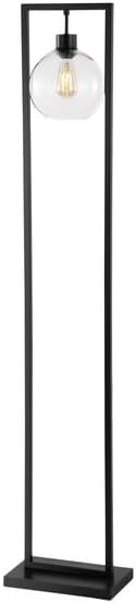 SAFAVIEH Lighting Collection Jalisa Mid-Century Modern Retro Industrial Black 60-inch Floor Lamp (LED Bulb Included)