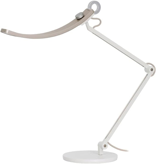 BenQ e-Reading Desk Lamp - Ultrawide and Bright Lighting, Dimmable, Dual Smart Mode, Adjustable Arm, Auto-dimming, High CRI, Eye-Caring Lamp for Home Office, Reading, Study, Craft, Matte Gold