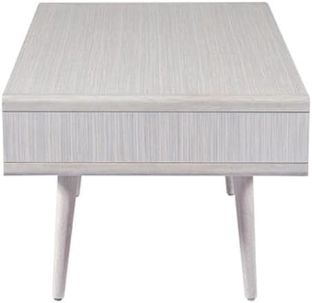 Boraam Cambria Coffee Table - Zebrano Whitewash/Natural Cane