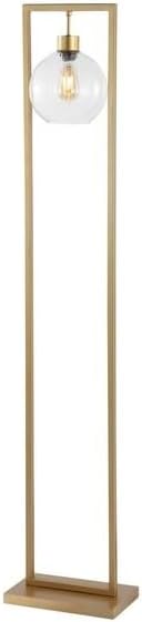 SAFAVIEH Lighting Collection Jalisa Mid-Century Modern Retro Industrial Gold 60-inch Floor Lamp (LED Bulb Included)